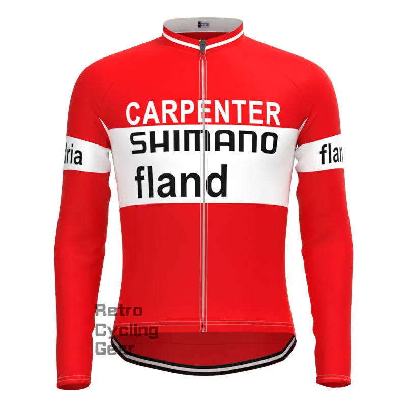 1972 SHIMANO Retro Long Sleeve Cycling Kit