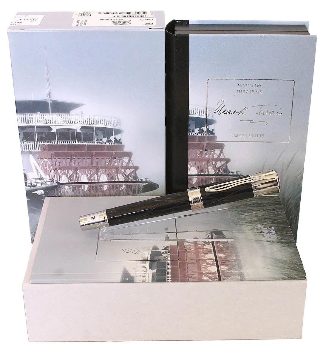 2010 MONTBLANC MARK TWAIN WRITERS SERIES LIMITED EDITION FOUNTAIN PEN NEVER INKED