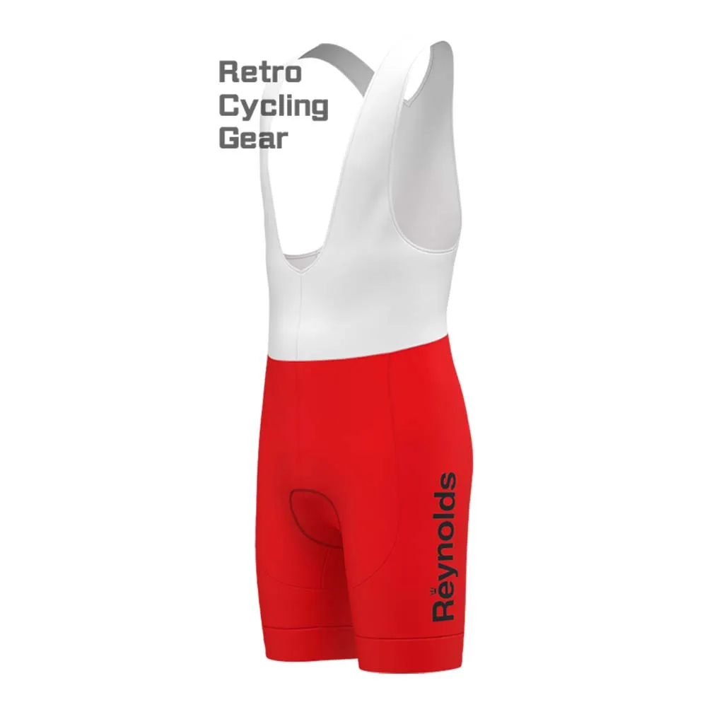 43 red Reynolds Retro Long Sleeve Cycling Kits