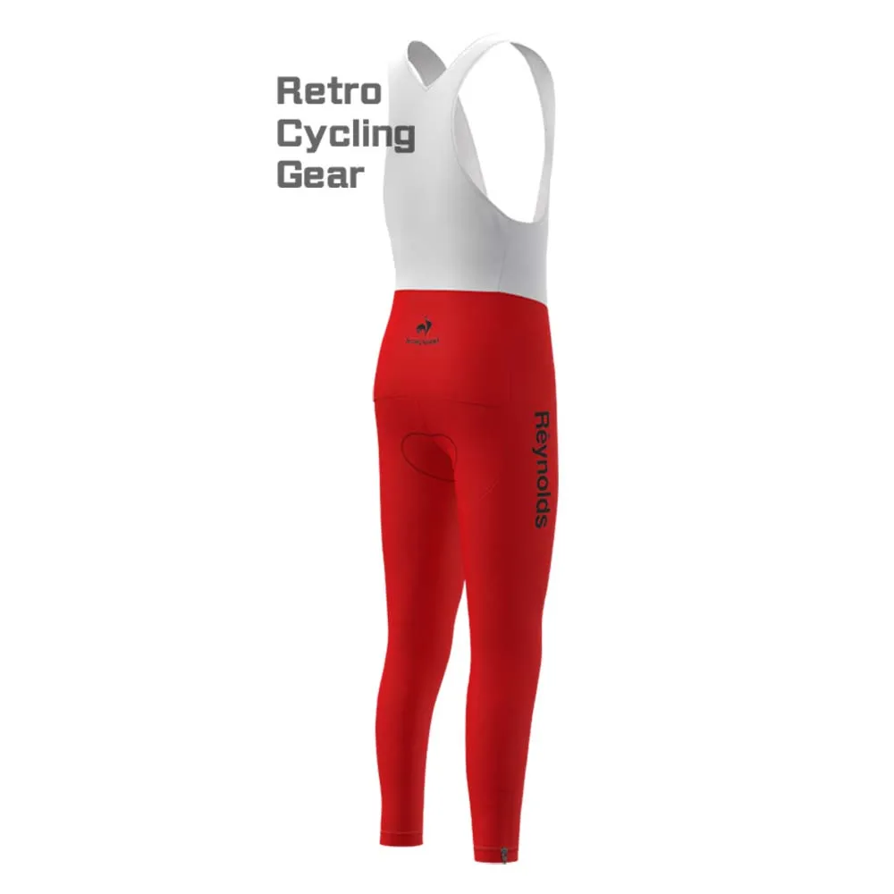 43 red Reynolds Retro Long Sleeve Cycling Kits