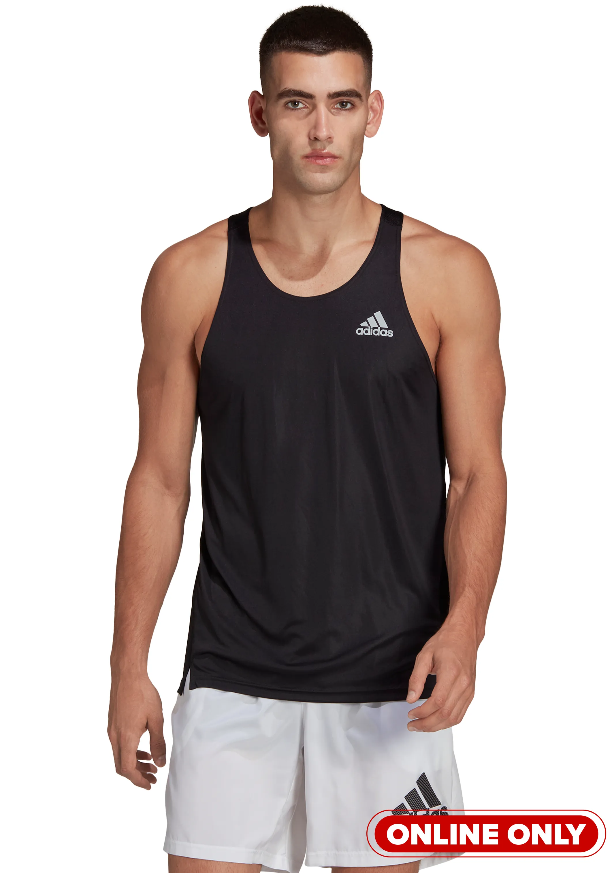 Adidas Mens Own the Run Singlet <BR> HB7457