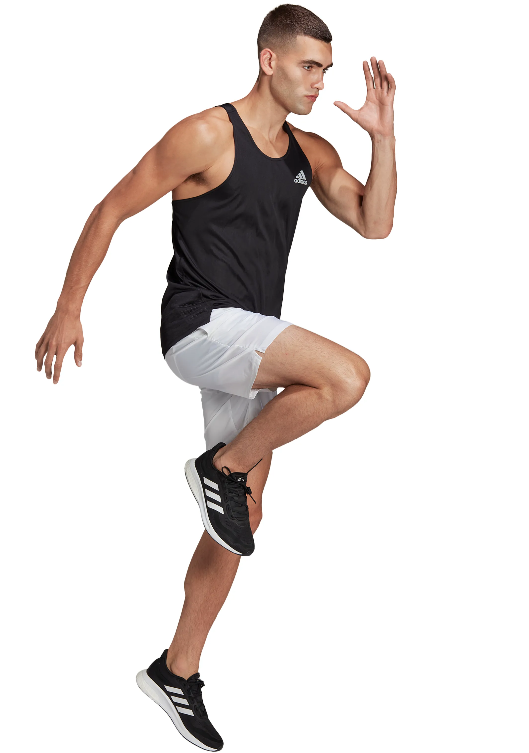 Adidas Mens Own the Run Singlet <BR> HB7457