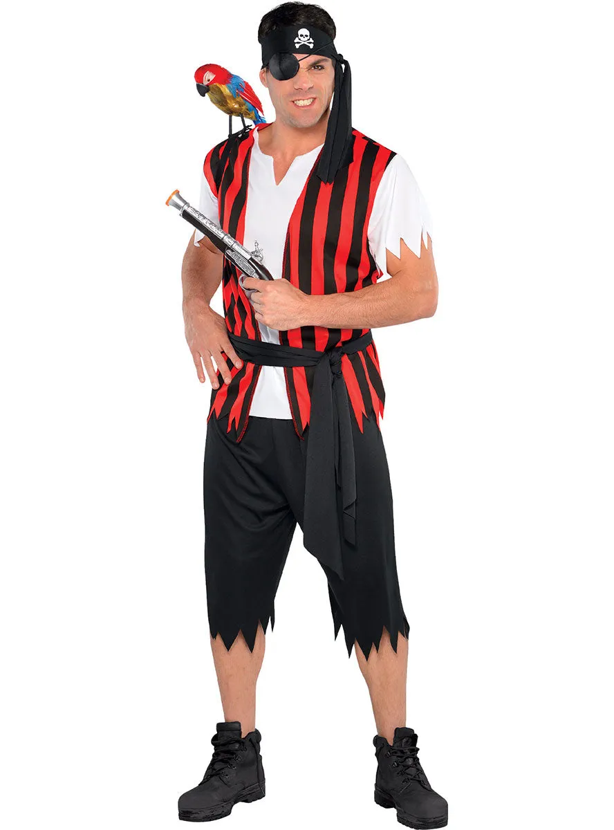 Ahoy Matey Classic Plus Size Mens Pirate Costume