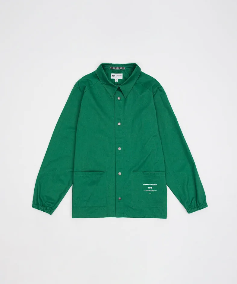 Akomplice x UMBRO Dove Coaches Jacket - Amazon Green