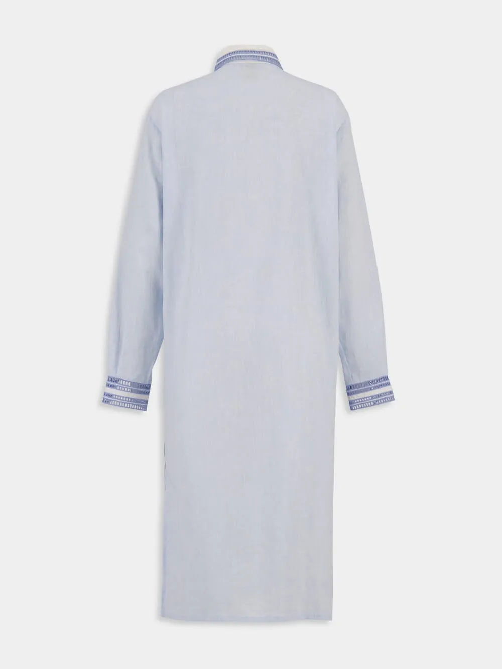 Altair English Embroidered Linen Dress