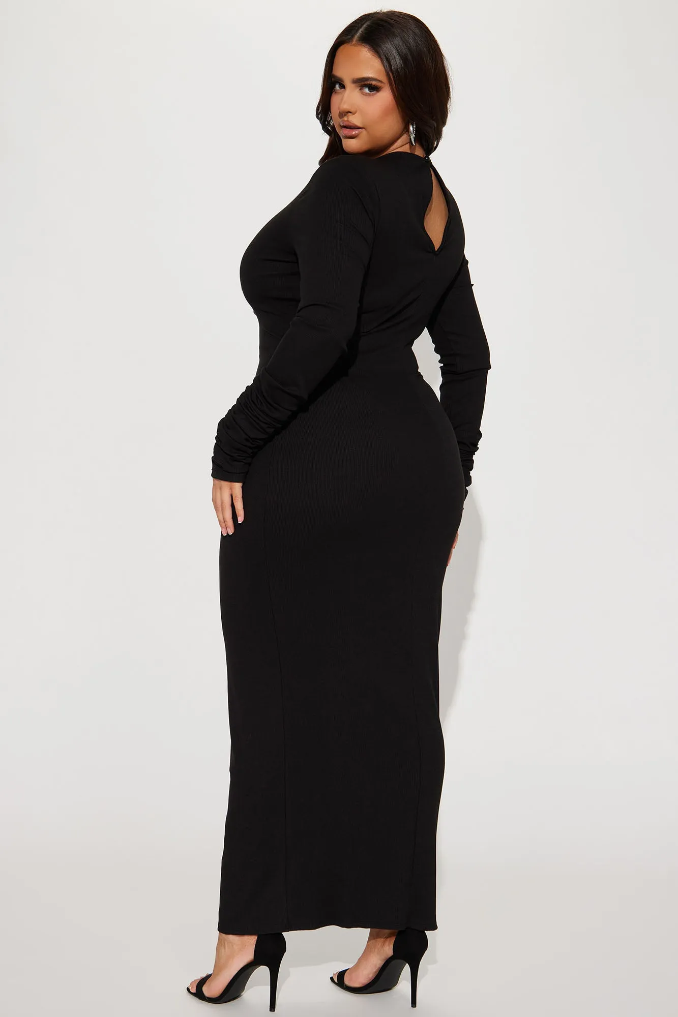 Always Dramatic Maxi Dress - Black