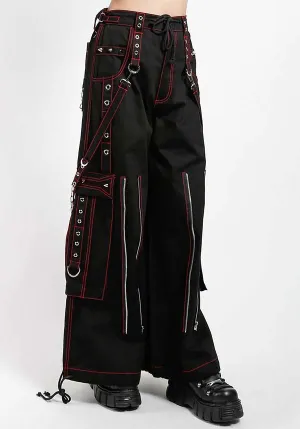 Back Up Skull [Black/Red] Stitch | PANTS