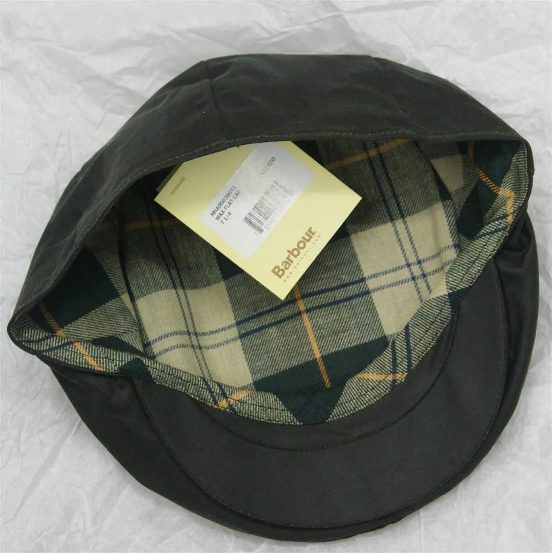 Barbour Flat Cap - Sage Green Wax MHAOOO3SG91