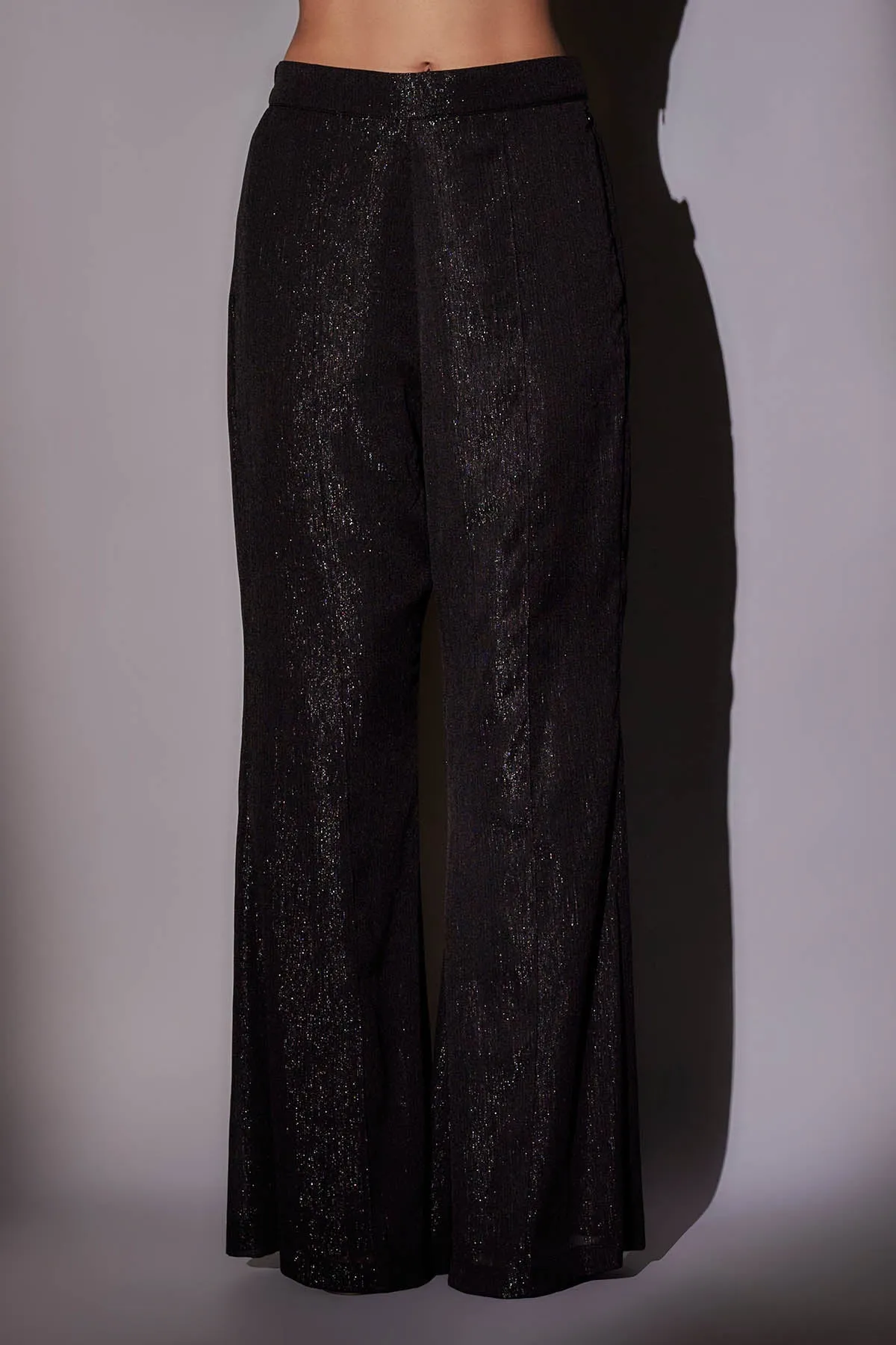 Black Embroidered Long Cape Set