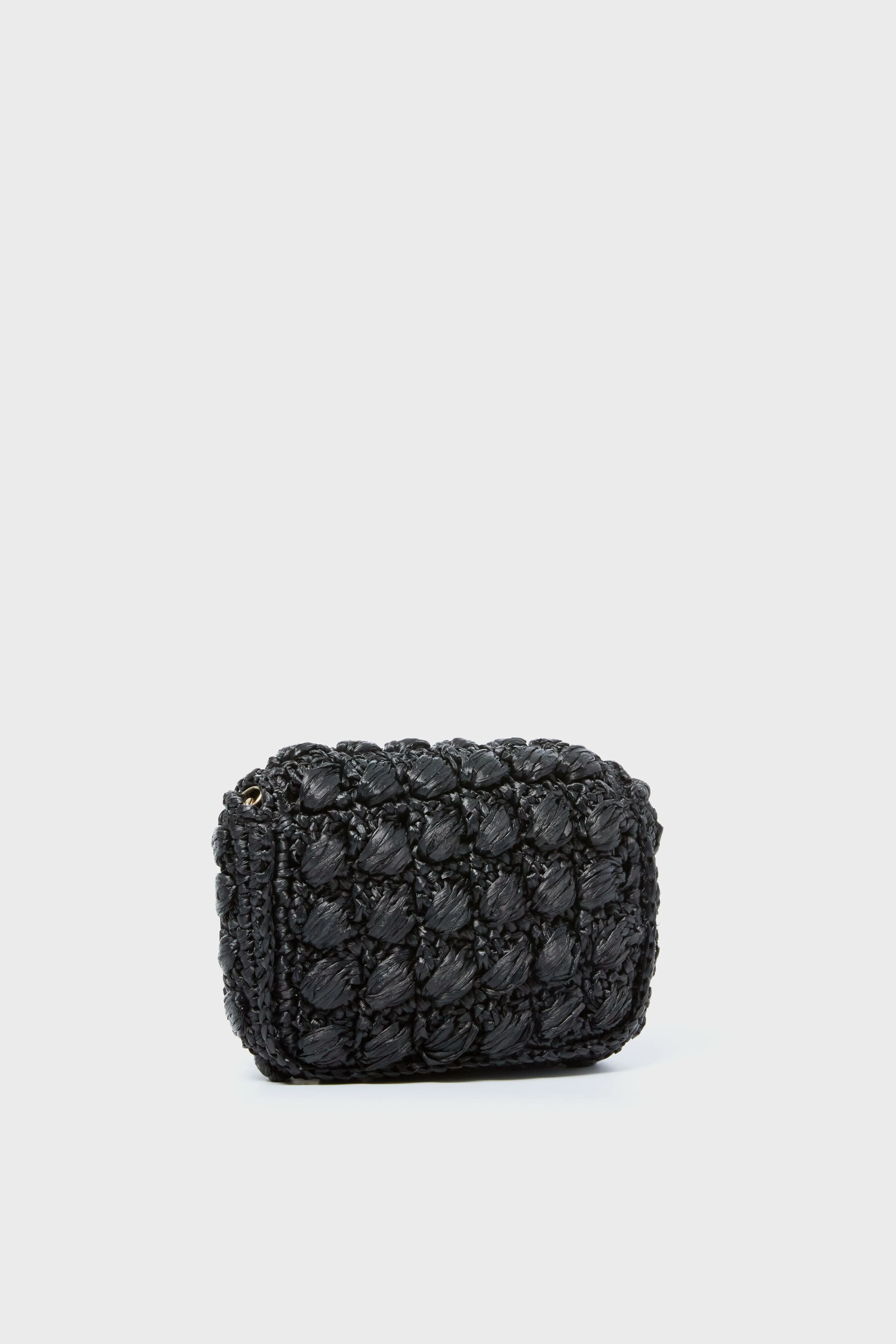 Black Woven Crossbody