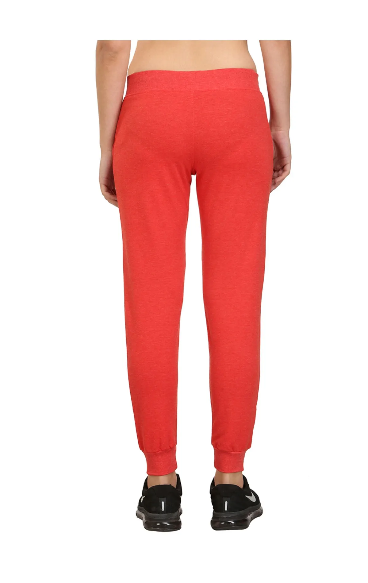 Bodyactive Women Red Trackpant-LL7-RED