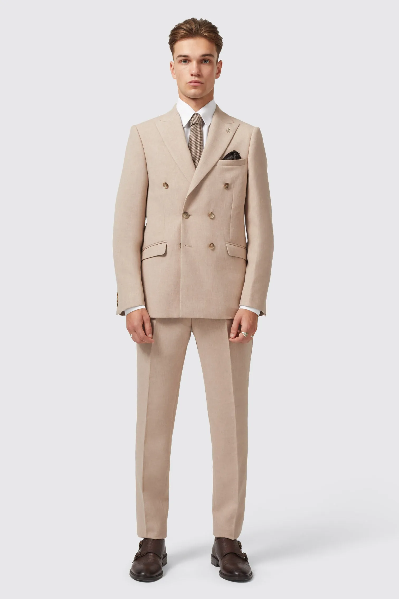 Bresnan Slim Fit Neutral Trouser