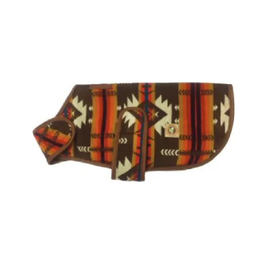 Brown Southwest Blanket Dog Coat