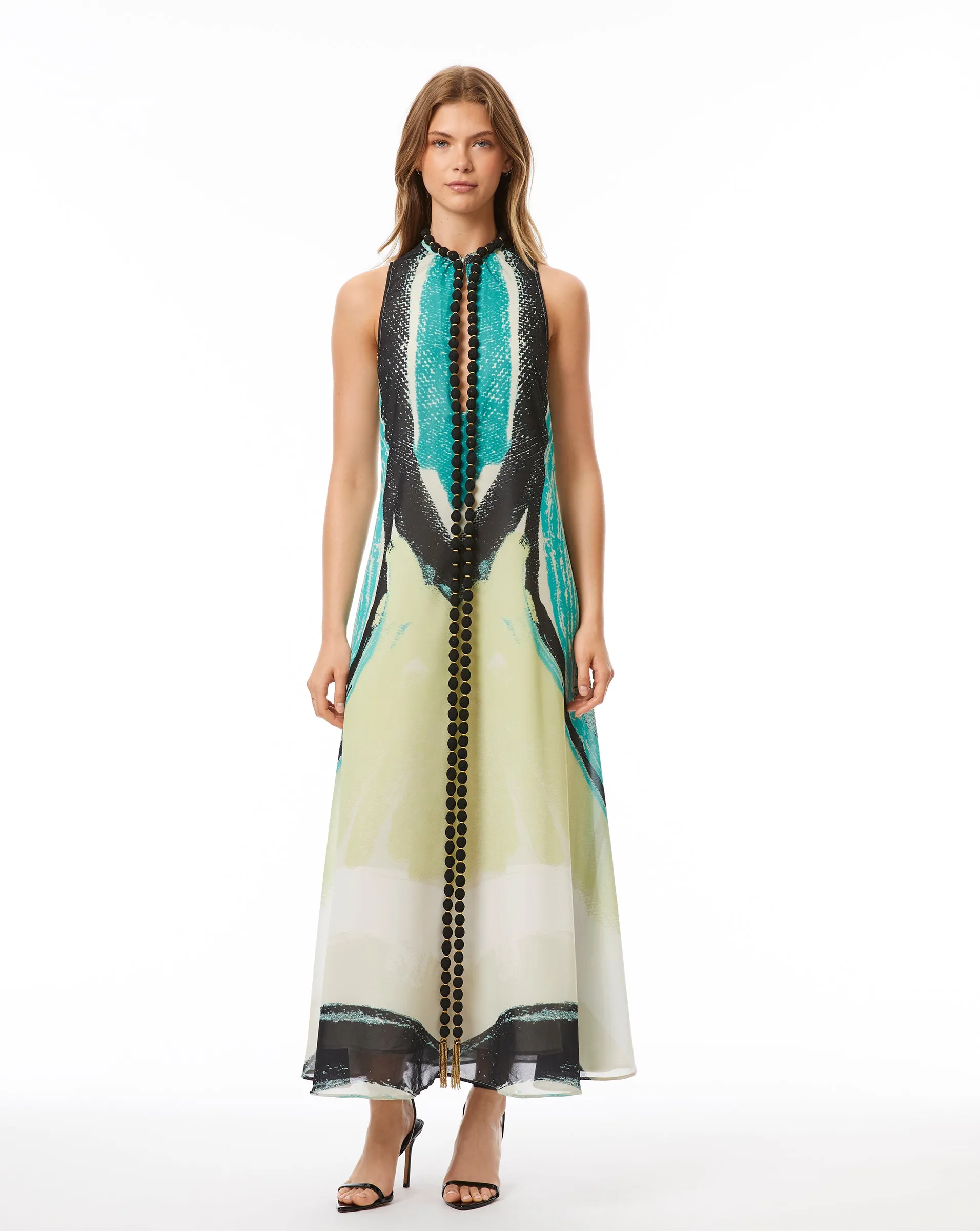 Brushstoke Maxi Dress