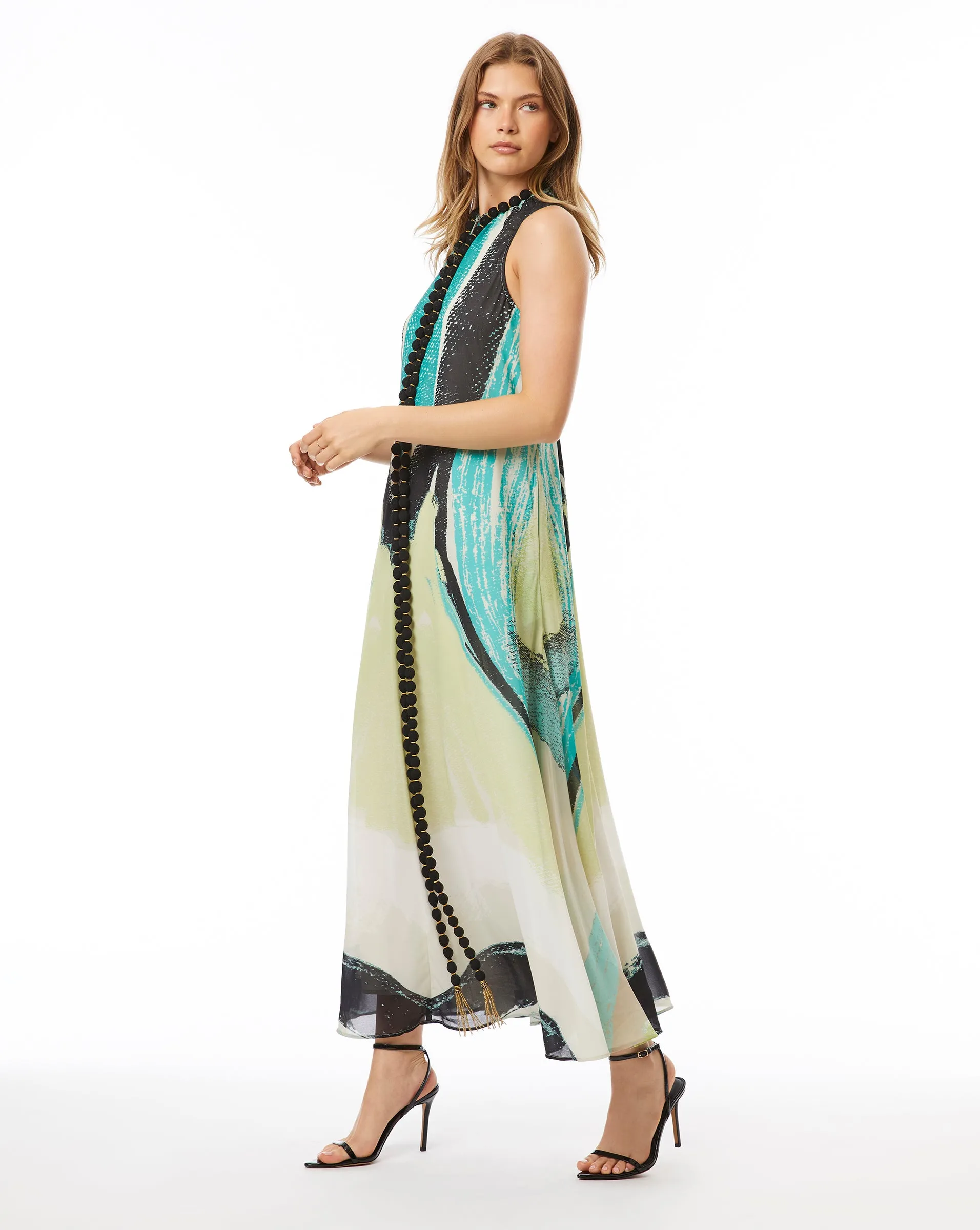 Brushstoke Maxi Dress