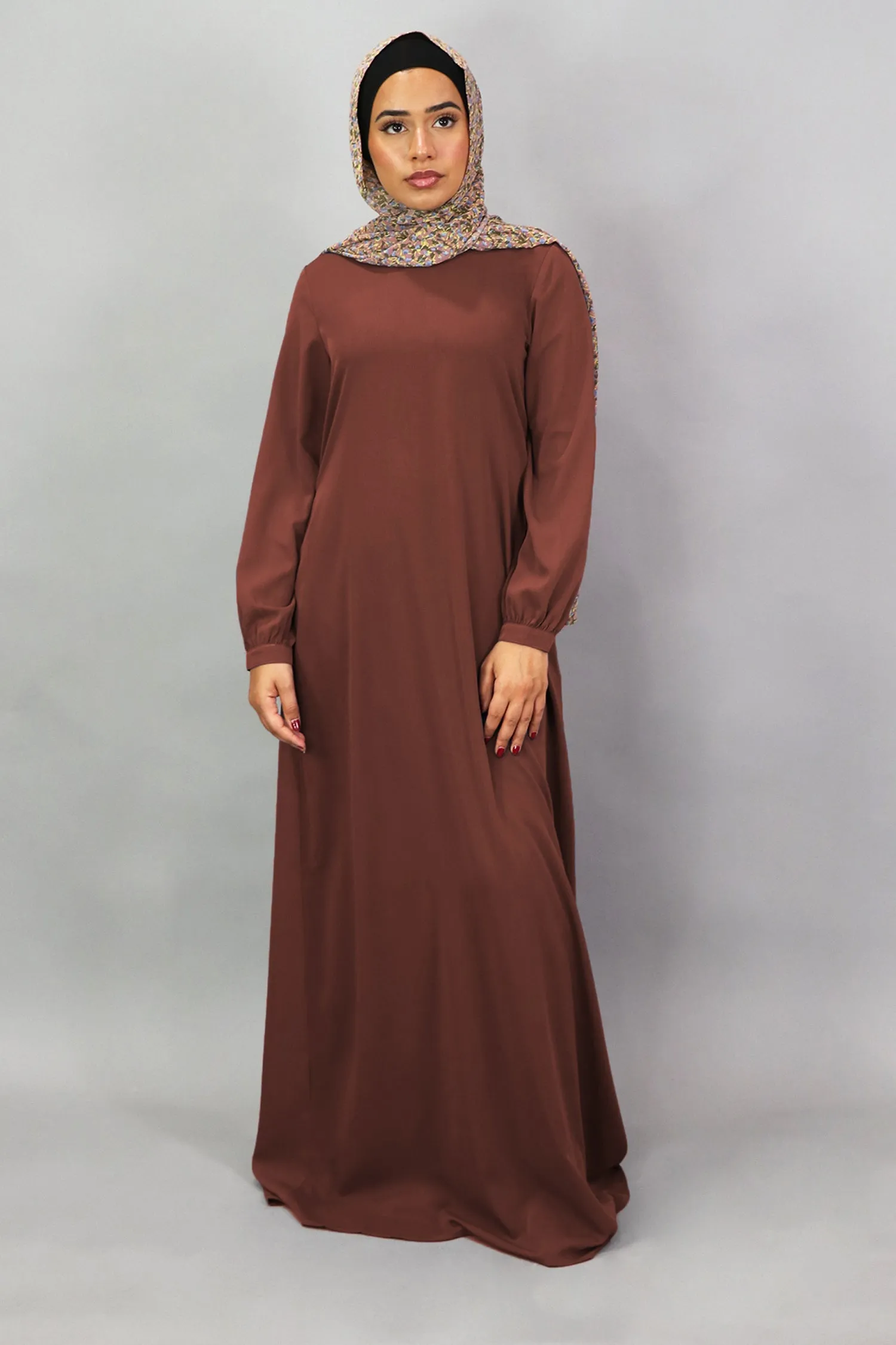 Burnt Sienna Deluxe Soft Maxi Dress