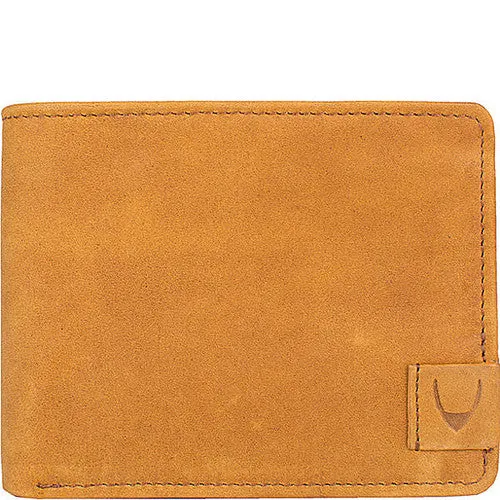 Camel RFID Blocking Bifold Leather Wallet