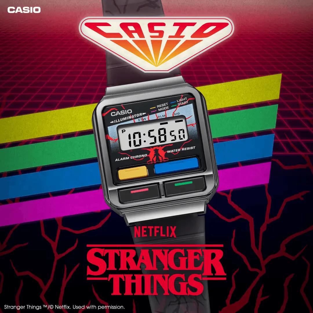 Casio x Stranger Things Colab Unisex A120WEST-1A