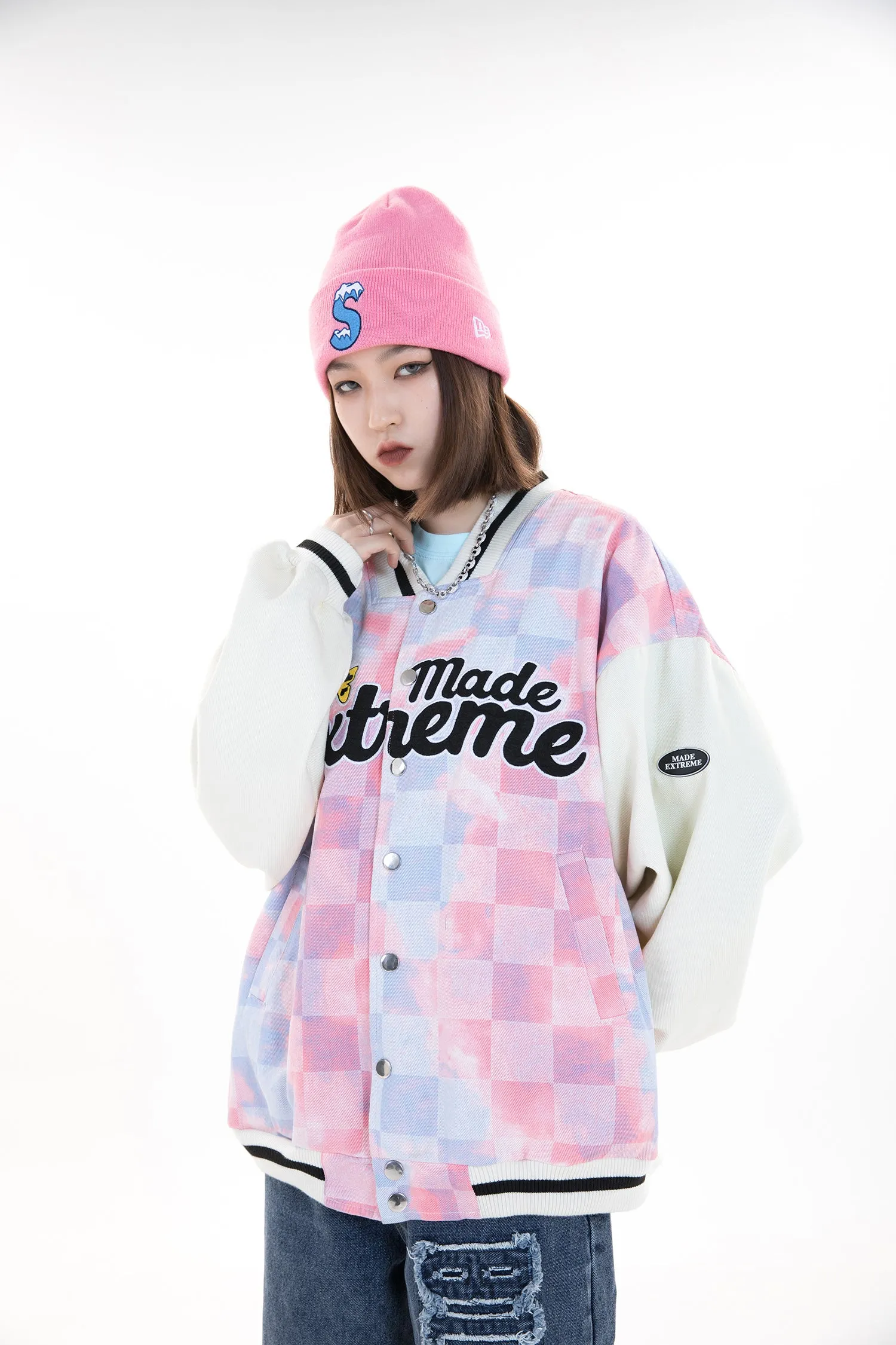 CHECKMATE baseball jacket