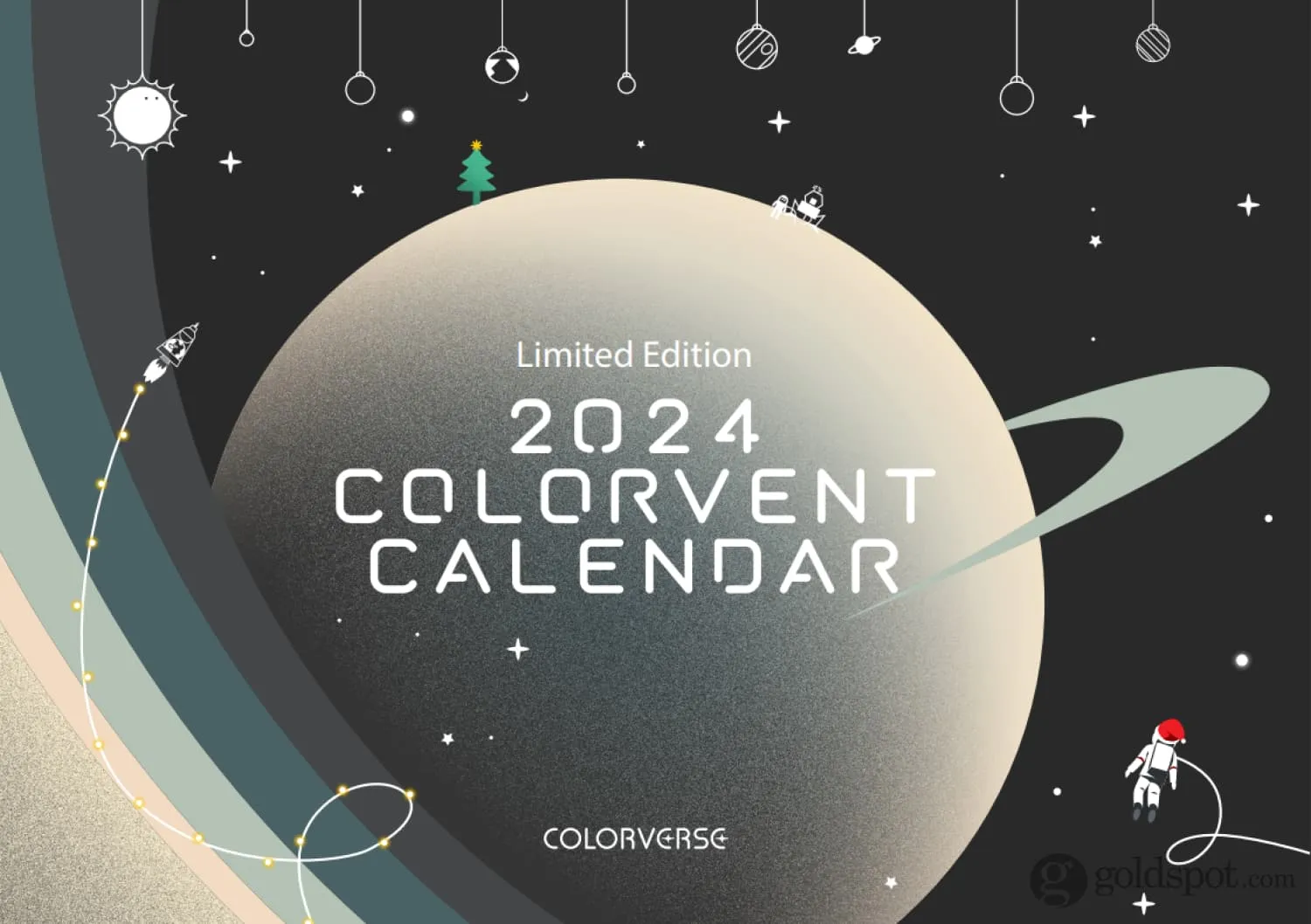 Colorverse Limited Edition Colorvent Ink Calendar Bottled Ink Set of 24 - 15mL