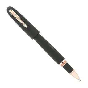 Conklin All American Matte Black Black & Rose Gold - Rollerball