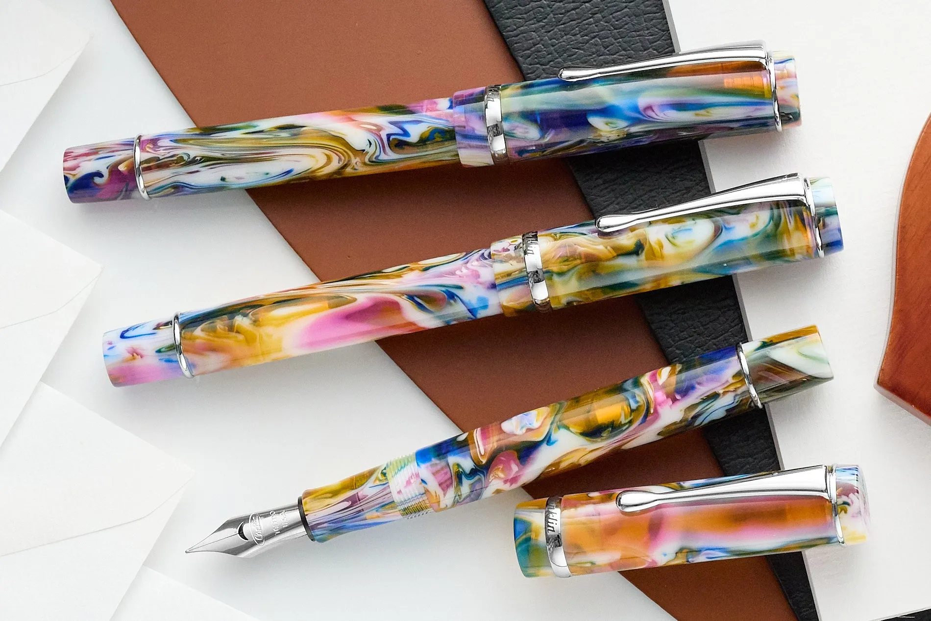 Conklin Duragraph Fountain Pen - Rainbow Whirlwind (Limited Edition)