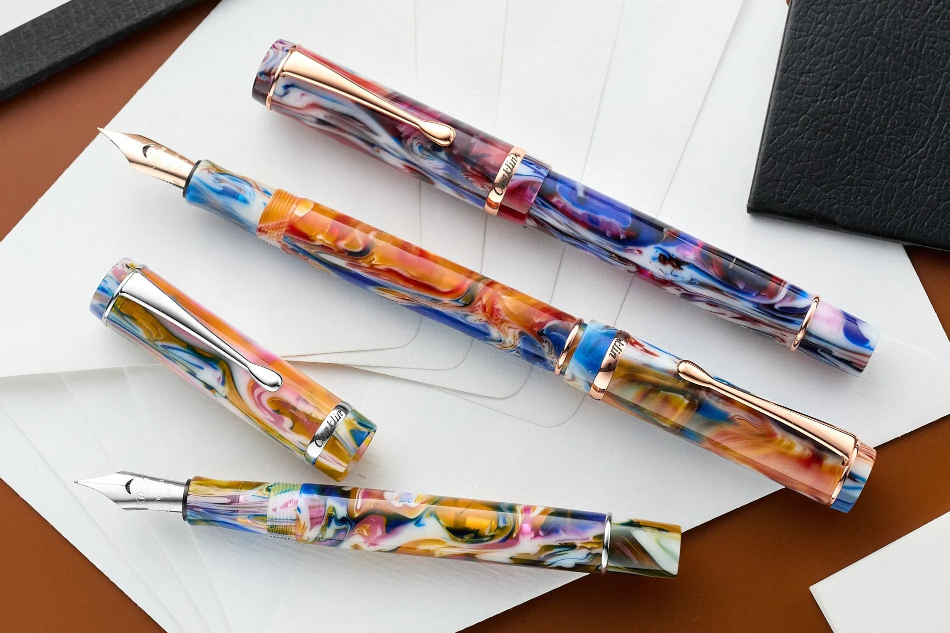 Conklin Duragraph Fountain Pen - Rainbow Whirlwind (Limited Edition)