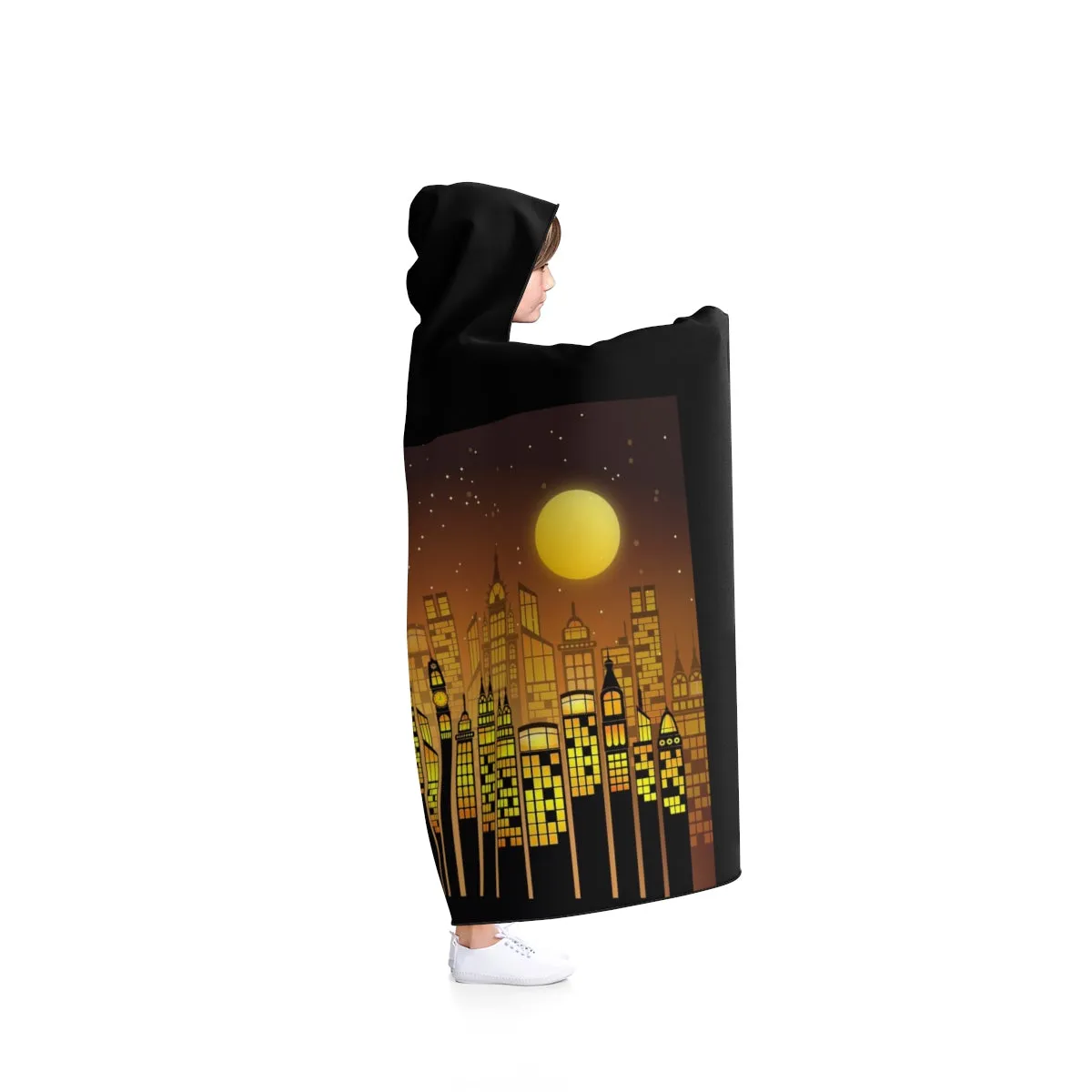 Deco City Hooded Blanket