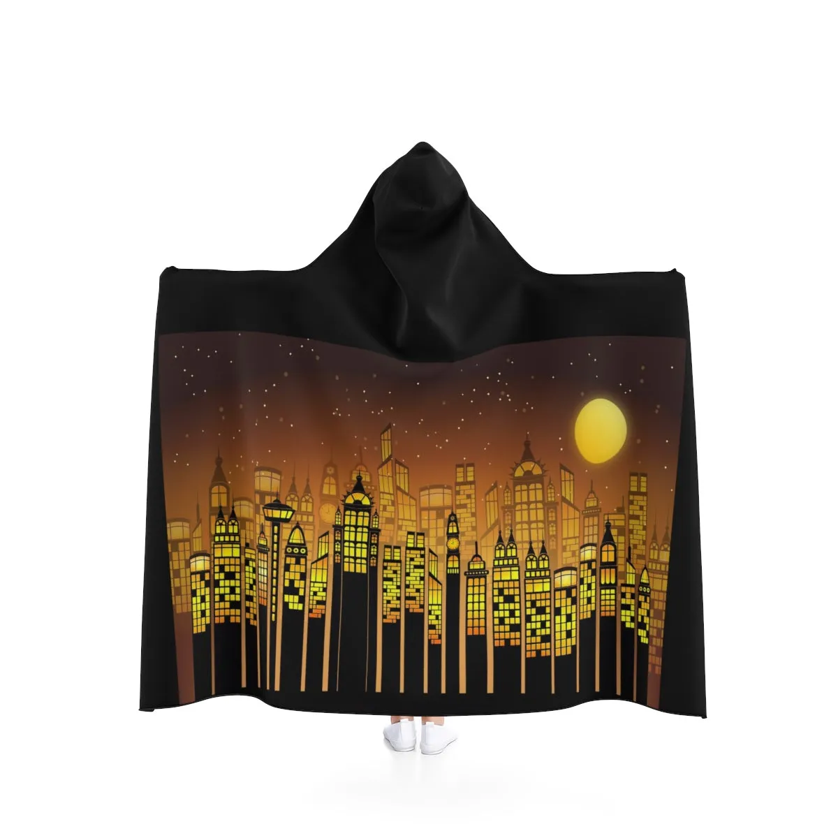 Deco City Hooded Blanket