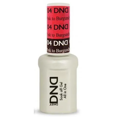 DND - Mood Change Gel - Pink to Burgundy 0.5 oz - #D04