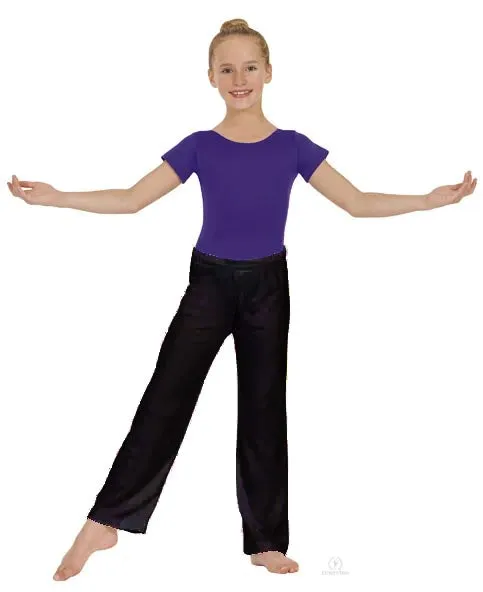 Eurotard 13843 Unisex Relaxed Fit Pants with Drawstring and Elastic Waist