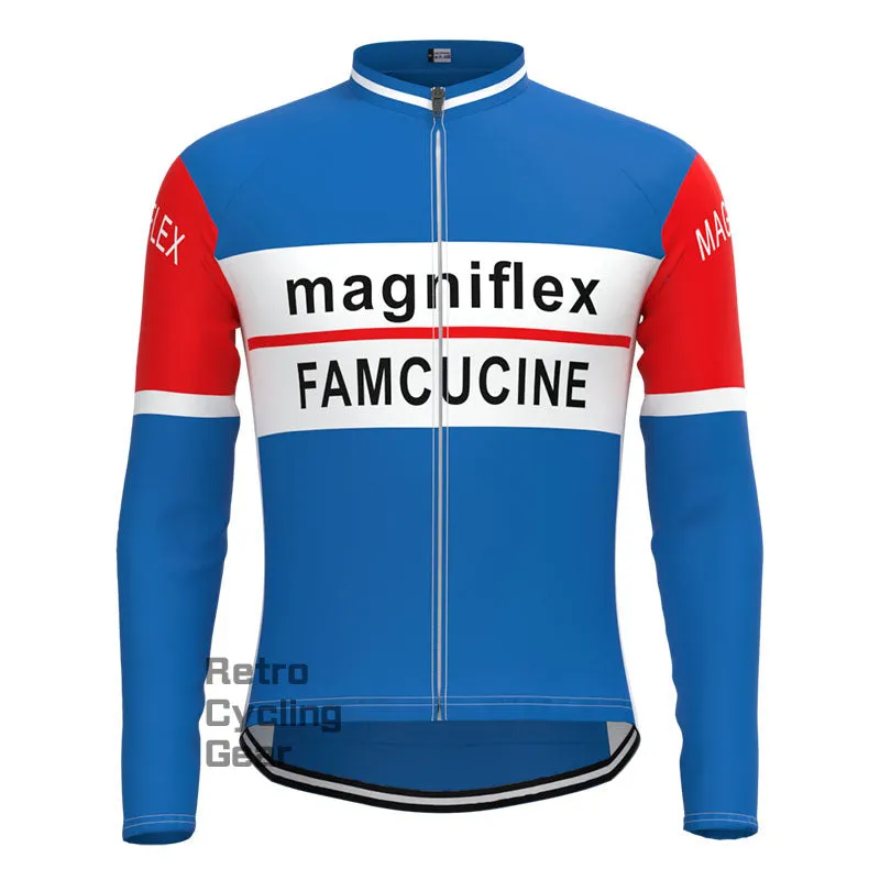 Famcucine Retro Long Sleeve Cycling Kit