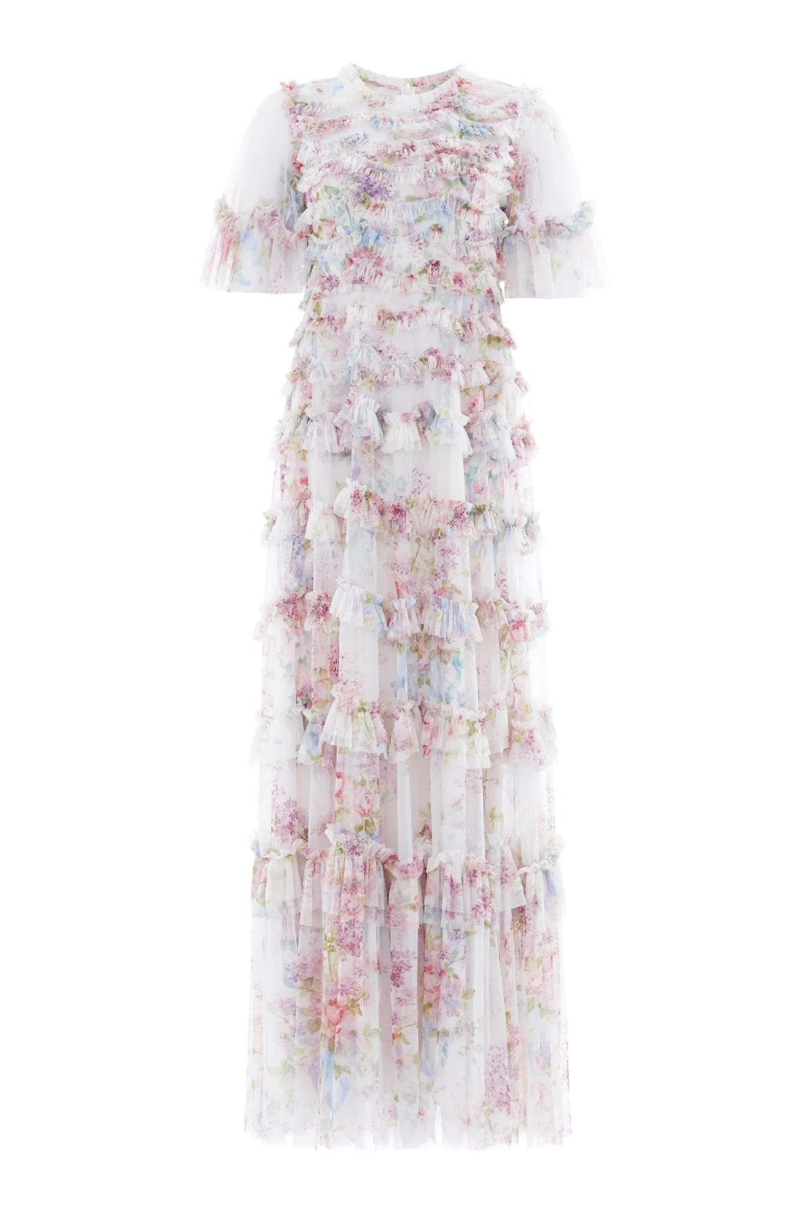 Floral Wonder Ruffle Gown