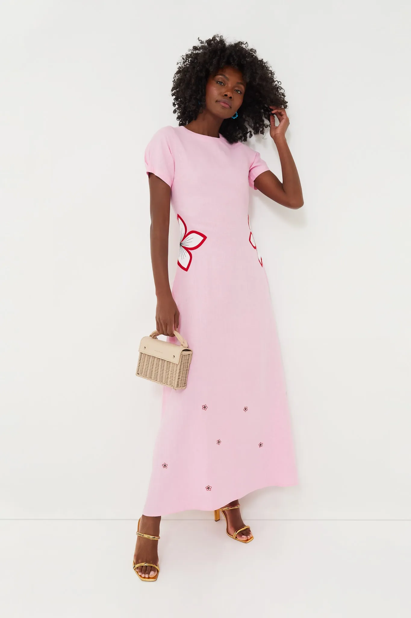 Fondant Pink Kandra Maxi Dress