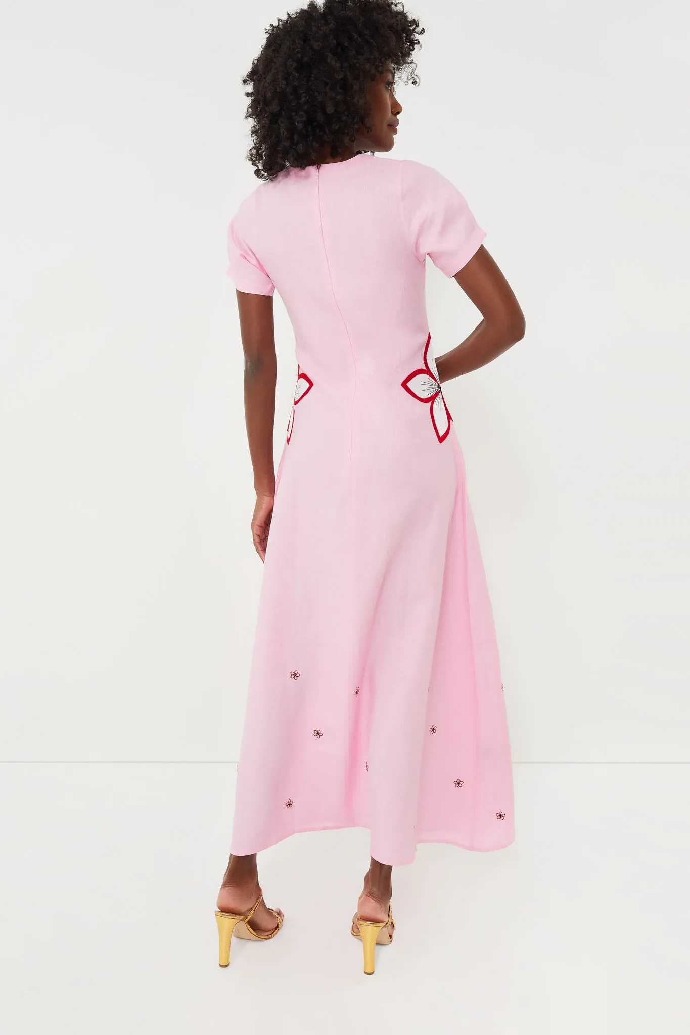 Fondant Pink Kandra Maxi Dress