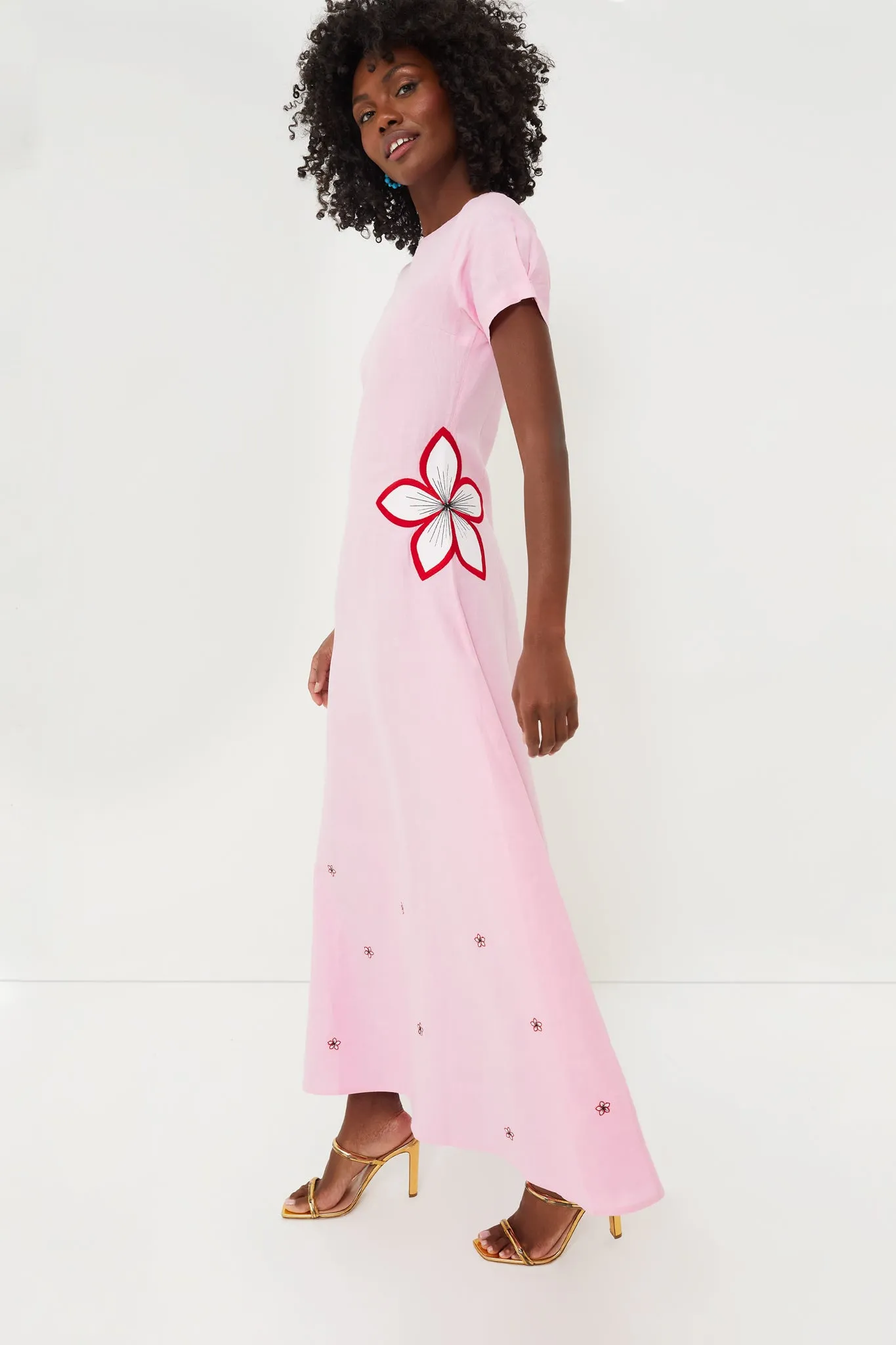 Fondant Pink Kandra Maxi Dress