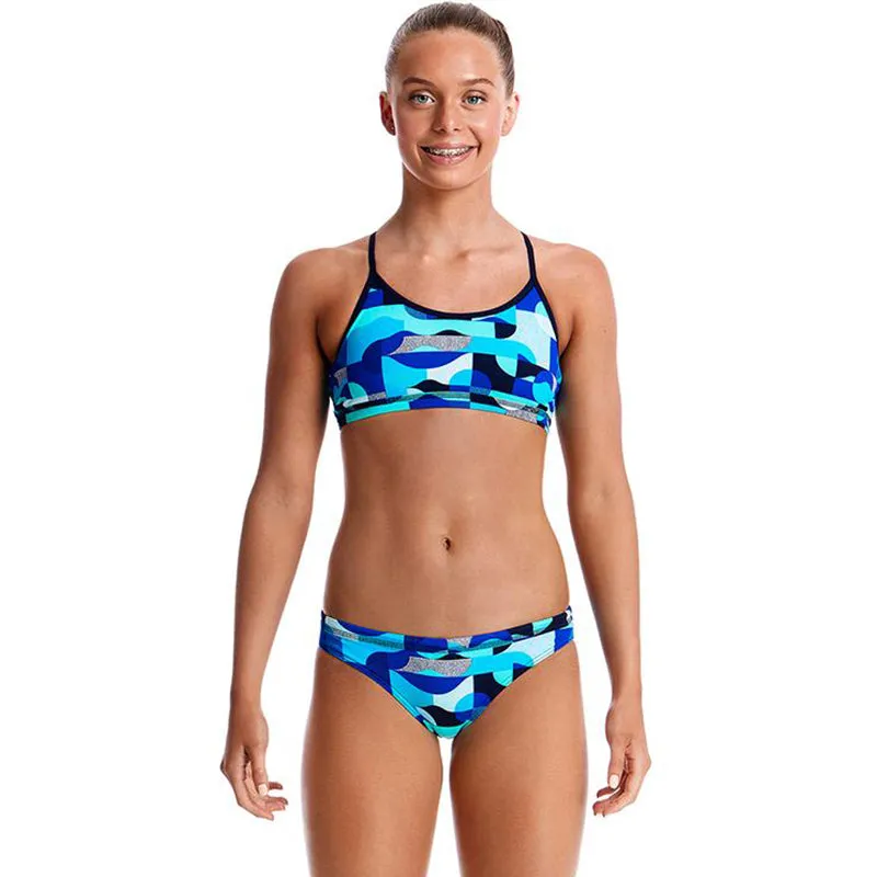 Funkita - Sea Spray - Girls Racerback Two Piece