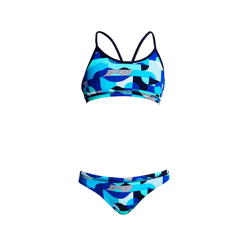 Funkita - Sea Spray - Girls Racerback Two Piece