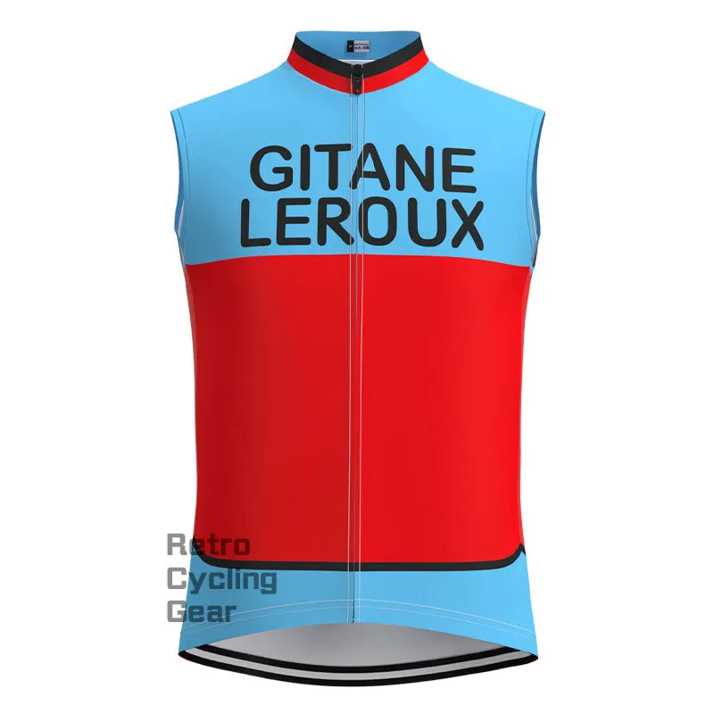 GITANE Blue-Red Retro Long Sleeve Cycling Kit