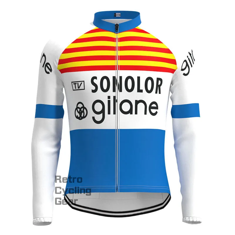 Gllane Retro Long Sleeve Cycling Kit