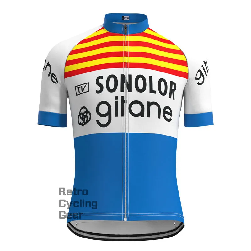 Gllane Retro Long Sleeve Cycling Kit