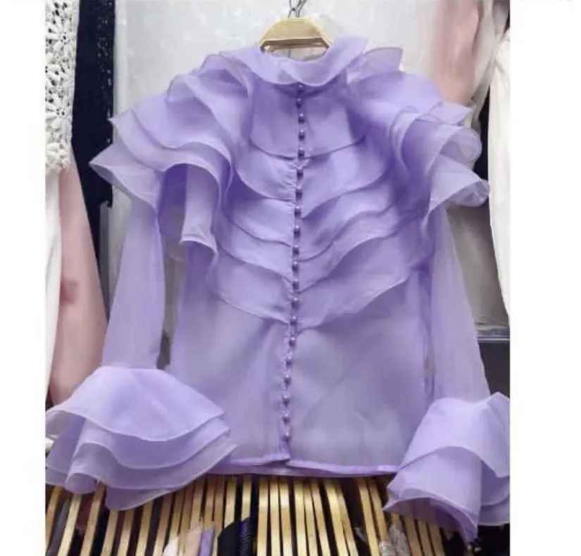 Henry Ruffled Formal Blouse