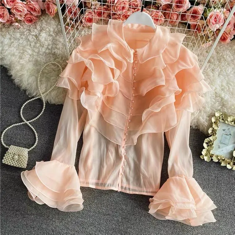 Henry Ruffled Formal Blouse