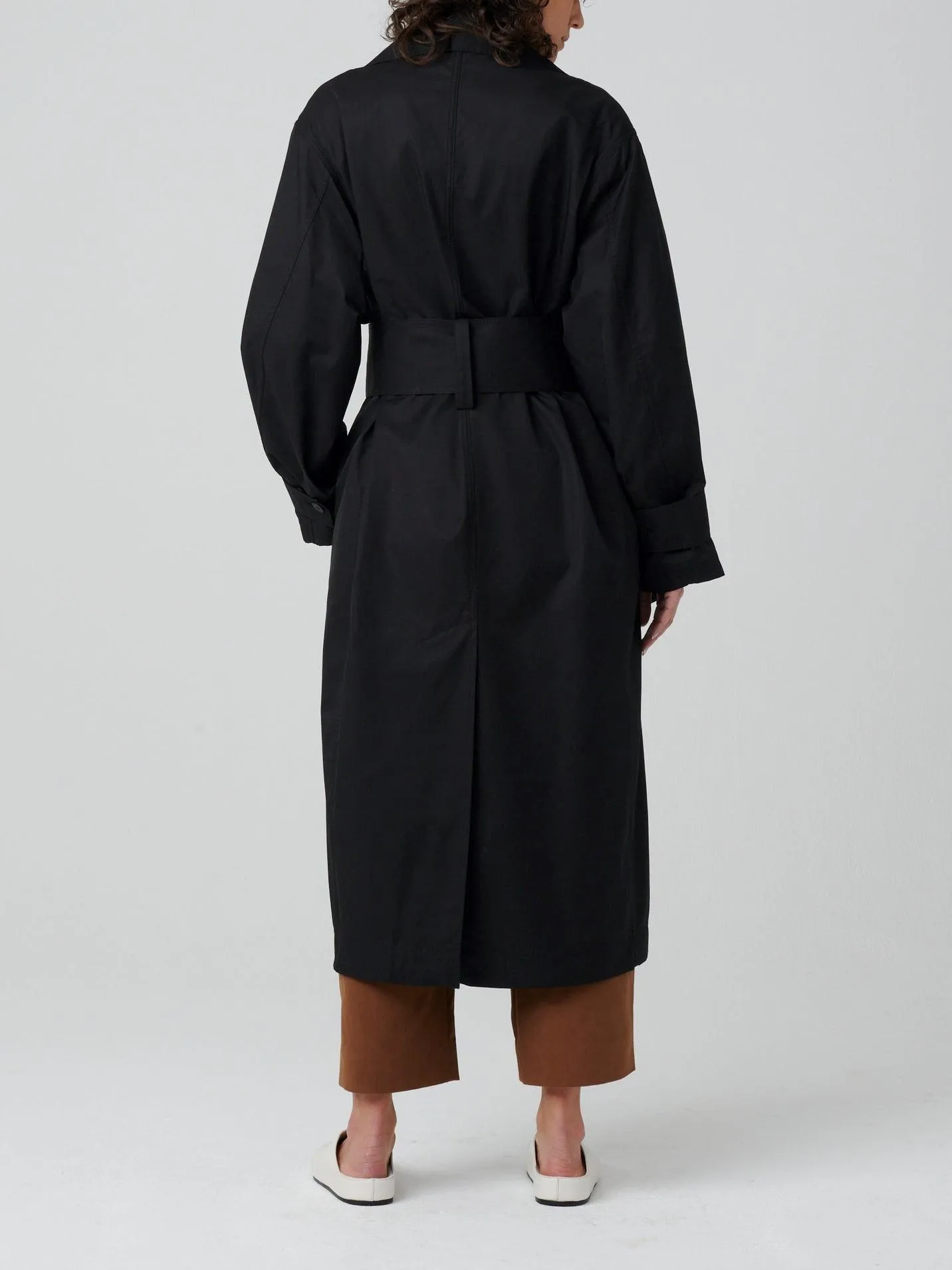 Hirst Double Breasted Coat - Darkest Navy