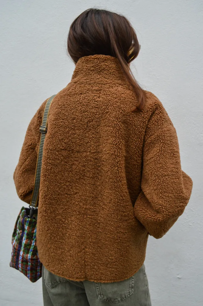 Indi & Cold Abrigo Chocolate Coat