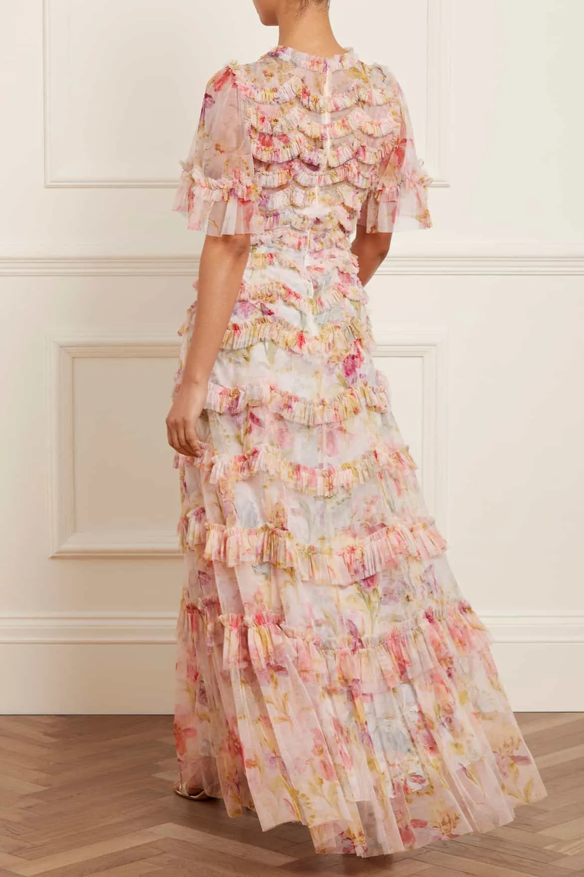 Iris Ruffle Gown