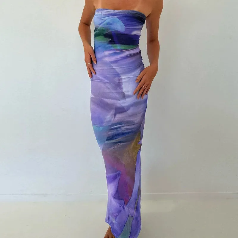 Kelis Strapless Maxi Dress