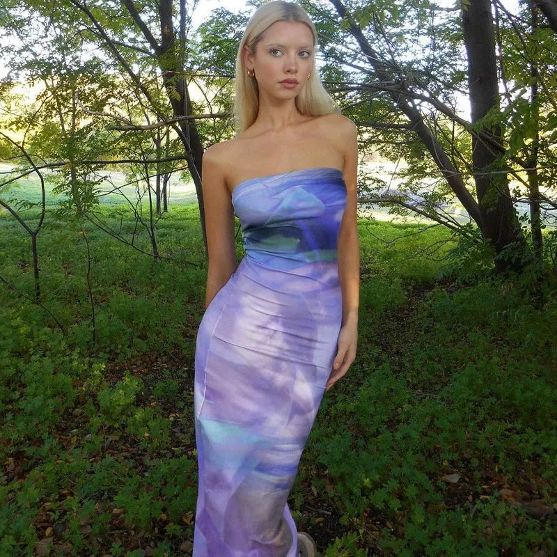 Kelis Strapless Maxi Dress