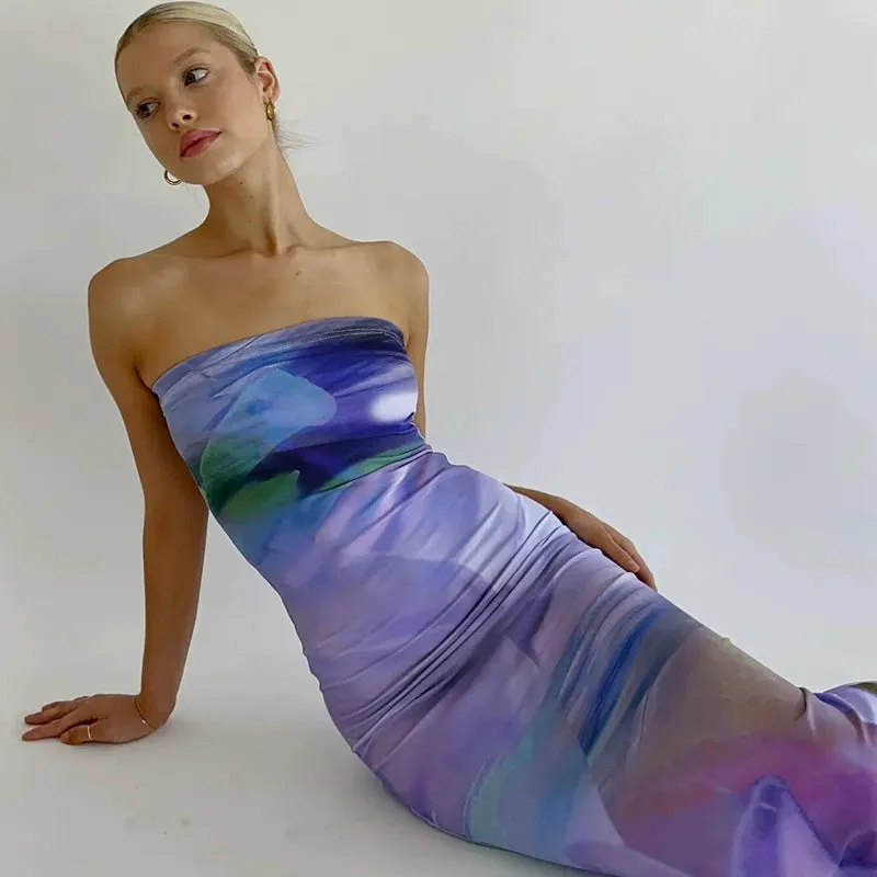 Kelis Strapless Maxi Dress