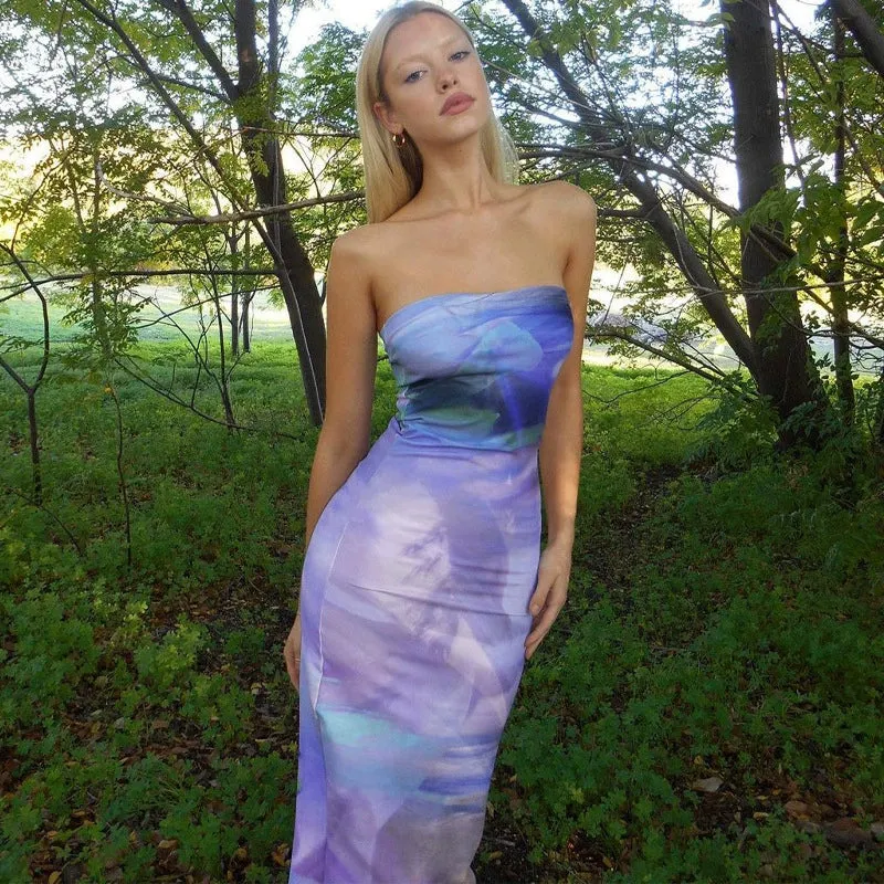 Kelis Strapless Maxi Dress